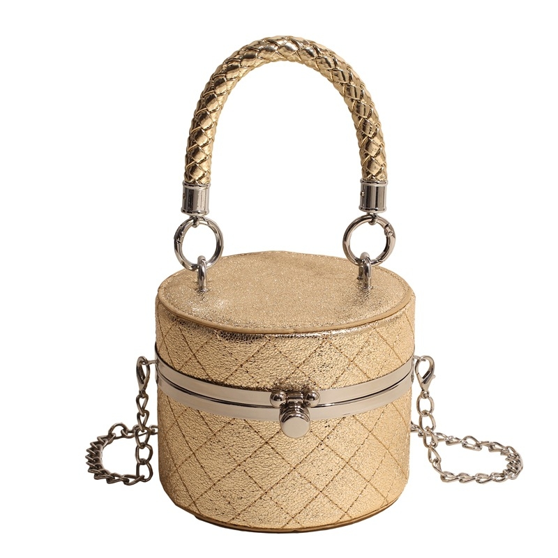 2025 ljetna moda: mini cilindrična torbica za ruž s lancem, ženska crossbody ili torba za ruku