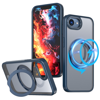 Калъф за iPhone 17 серия със 360° въртящ се пръстен-стойка и MagSafe