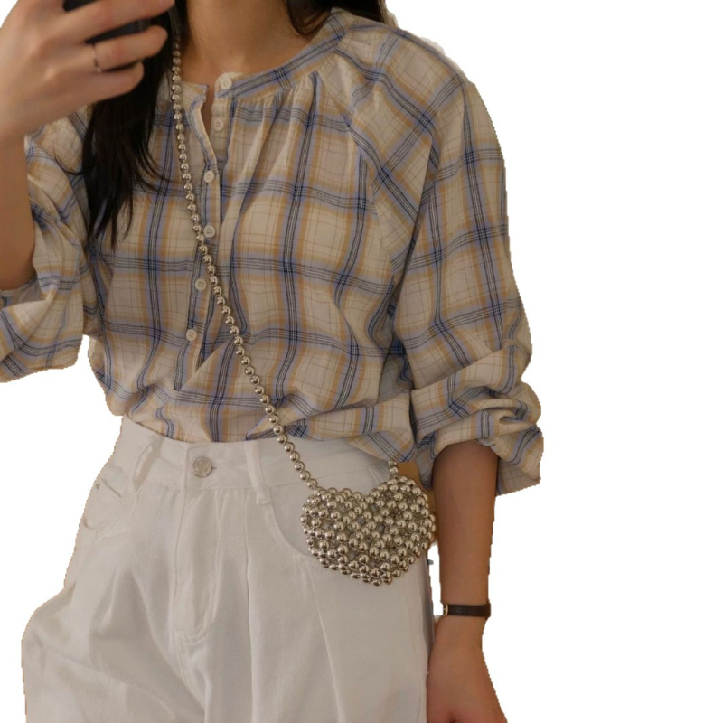 Ručno pleteni mini novčanik za novčiće s motivom srca u francuskom stilu, perle i biseri, mini crossbody torba