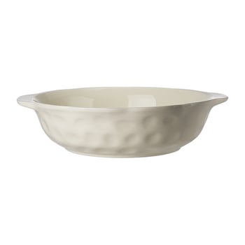 Bol ceramic mare cu mânere duble – formă neregulată, culoare sub glazură, design modern minimalist, compatibil cu microundele, diametru 20–20,9 cm, potrivit pentru supe și hot pot