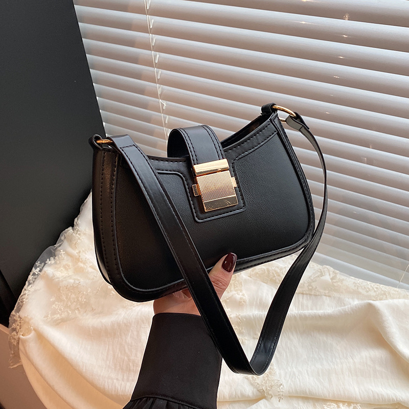 Mini ženska torbica preko ramena od PU, saddle stil, korejskog stila dizajn, svjež i sladak
