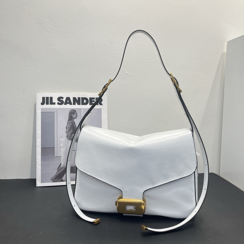 Ženska torbica od prave kože, sedlastog dizajna, crossbody, malog kvadratnog oblika, proljeće 2026, retro luksuz