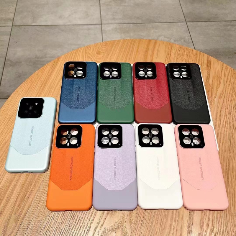 Maska za telefon s teksturom liči za Xiaomi 15 Pro i OPPO X8 Pro, višebojna umjetna koža