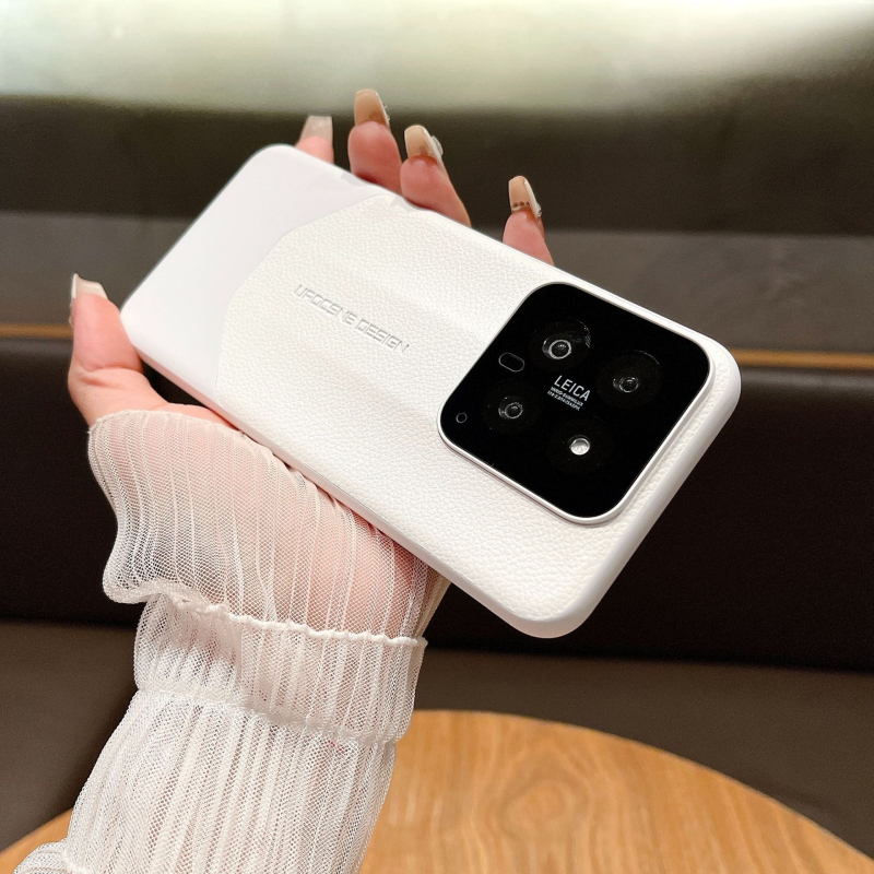 Maska za telefon s teksturom liči za Xiaomi 15 Pro i OPPO X8 Pro, višebojna umjetna koža