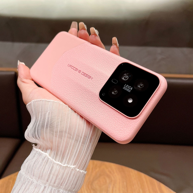 Maska za telefon s teksturom liči za Xiaomi 15 Pro i OPPO X8 Pro, višebojna umjetna koža