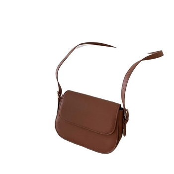 Ženska saddle torba s korejskim nadahnućem, nosiva ispod pazuha i kao crossbody, jednostavan retro dizajn