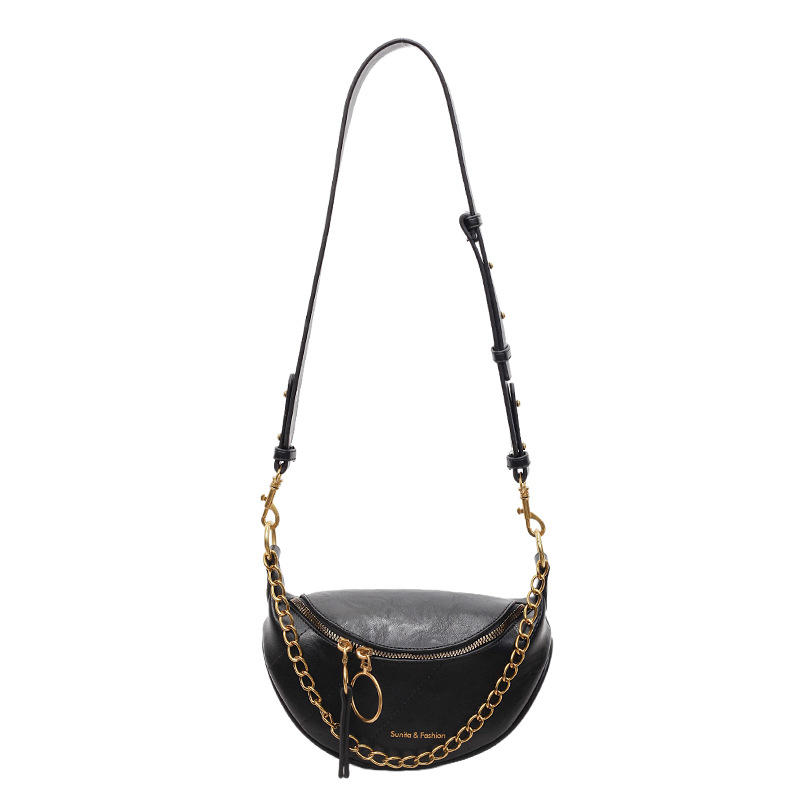 Benlan ženska sedlasta torba s lancem, retro stil, crossbody, jesen-zima 2025