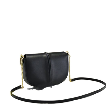 Ženska kožna crossbody torbica, sedlastog stila, 2025 novi model, lančani remen, lagani luksuz