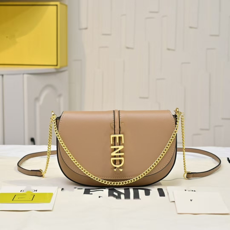 Ženska kožna crossbody torbica, sedlastog stila, 2025 novi model, lančani remen, lagani luksuz