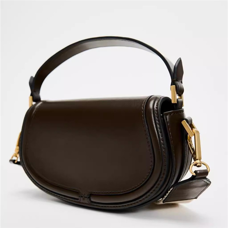 Ženska crossbody torba tip sedlo, modni trend 2022, mala torba za rame s vintage dizajnom