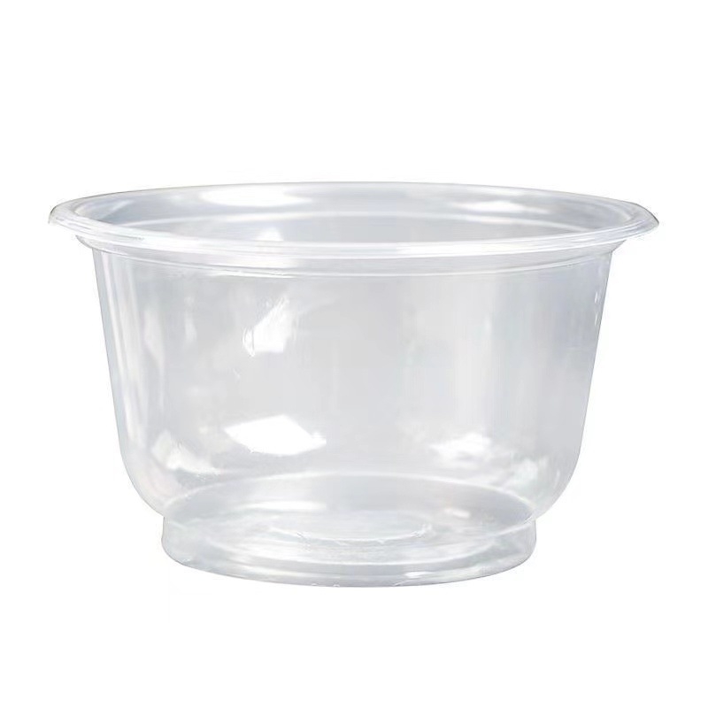 Set de boluri din plastic, unică folosință, calitate alimentară, îngroșat, pentru uz casnic, cu capac, rezistent la temperaturi înalte, potrivit pentru nunți și inaugurări