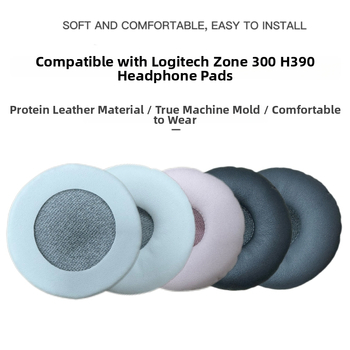 Kožené návleky na uši pre slúchadlá Logitech Zone 300/H390