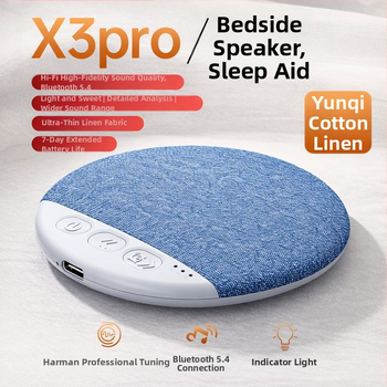 Extra tenký Bluetooth reproduktor pod vankúšom s časovačom spánku a bielym šumom