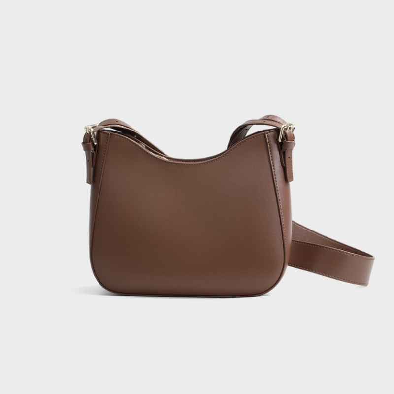 Ženska PU crossbody torba, bucket oblik, sedlov dizajn, srednje veličine, jedna naramenica, svakodnevna upotreba