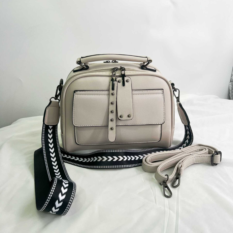 Francuska sedlasta torba s jedinstvenom teksturom, vrhunska kvaliteta, velika kapaciteta, preko ramena ili crossbody, retro stil