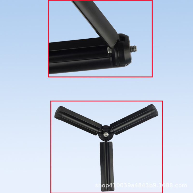 Stabilizator gimballa za stolni rad s aluminijskim legurama, produženom šipkom, trodijelnim stativom, nosačem projektora i kamerom za prijenos uživo