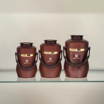 Ailijin oală de gătit izolată în vid, dublu-strat, cu mâner — 2L, 2.8L, 3.6L, oțel inoxidabil 304