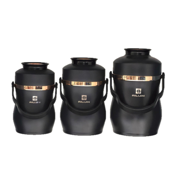 Ailijin oală de gătit izolată în vid, dublu-strat, cu mâner — 2L, 2.8L, 3.6L, oțel inoxidabil 304