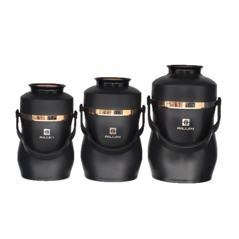 Ailijin oală de gătit izolată în vid, dublu-strat, cu mâner — 2L, 2.8L, 3.6L, oțel inoxidabil 304