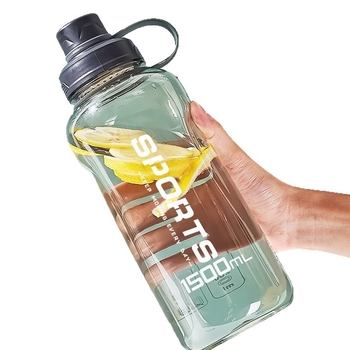 2000 ml Φορητό αθλητικό μπουκάλι νερού, μεγάλη χωρητικότητα, ανθεκτικό σε υψηλές θερμοκρασίες, PC τροφίμου ποιότητας, κατάλληλο για βραστό νερό