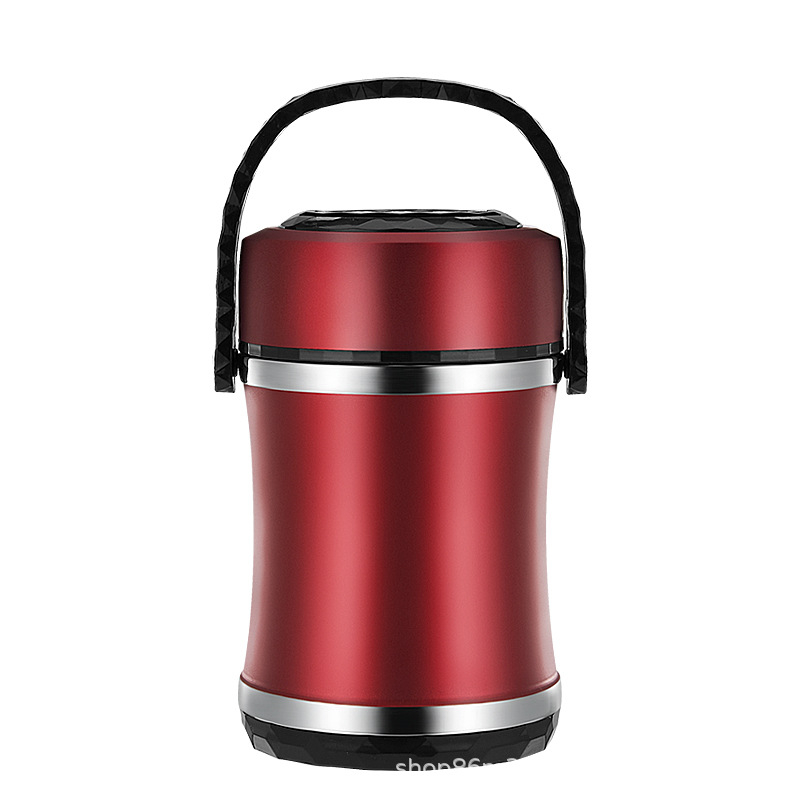 Mu Yixin cutie de prânz izolată din oțel inoxidabil 304, design în trei straturi, culoare variată, capacitate mare 2.1–3 L, pentru adulți