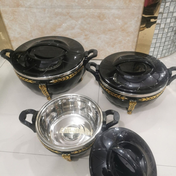 Siyue set oale din oțel inoxidabil cu izolație, pereți dubli, 3 piese, pentru birou și casă