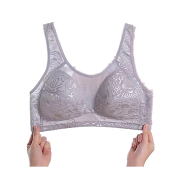 Plus-size grudnjak bez žice, prozračan, oblikovanje i podrška, potpuno pokrivenje za velike grudi