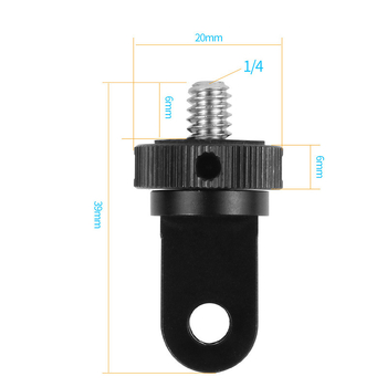Adapter za GoPro seriju 13 360 akcijsku kameru, mini metalni 1/4-inčni konektor za gimbal