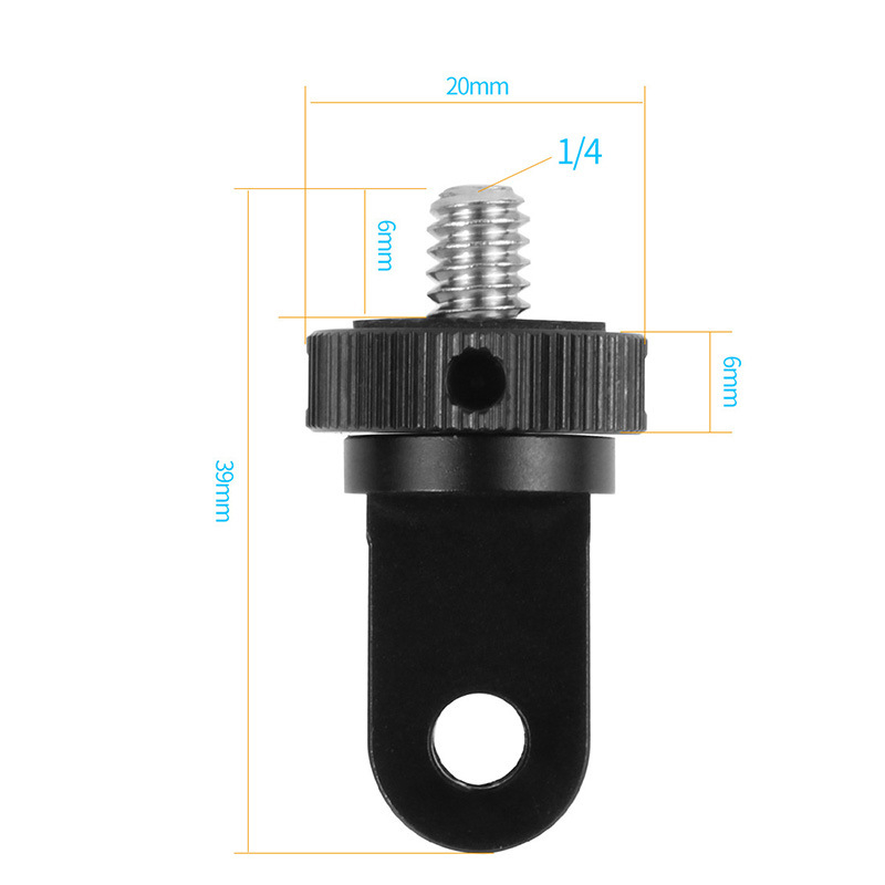 Adapter za GoPro seriju 13 360 akcijsku kameru, mini metalni 1/4-inčni konektor za gimbal