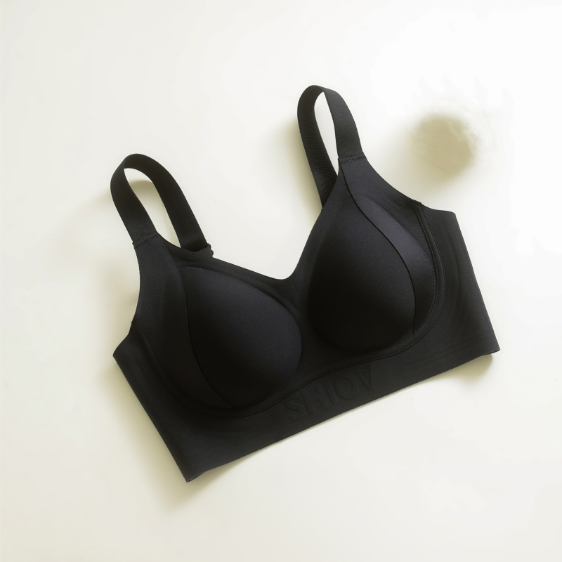 Plus-size grudnjak za sport bez žice, mekana podrška, podizanje, oblikovanje bočnih dojki, košarice s punim pokrivanjem.