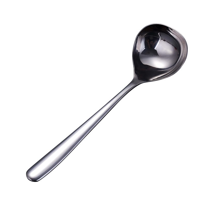 Lingură de supă din oțel inoxidabil 304 cu sită