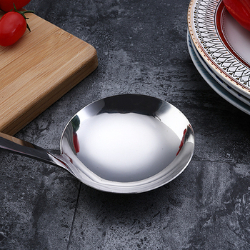 Set de ustensile de bucătărie din oțel inoxidabil, finisaj perla neagră, inclus linguri groase pentru oale și supă, strecurătoare pentru oale fierbinți și spatulă pentru prăjit.