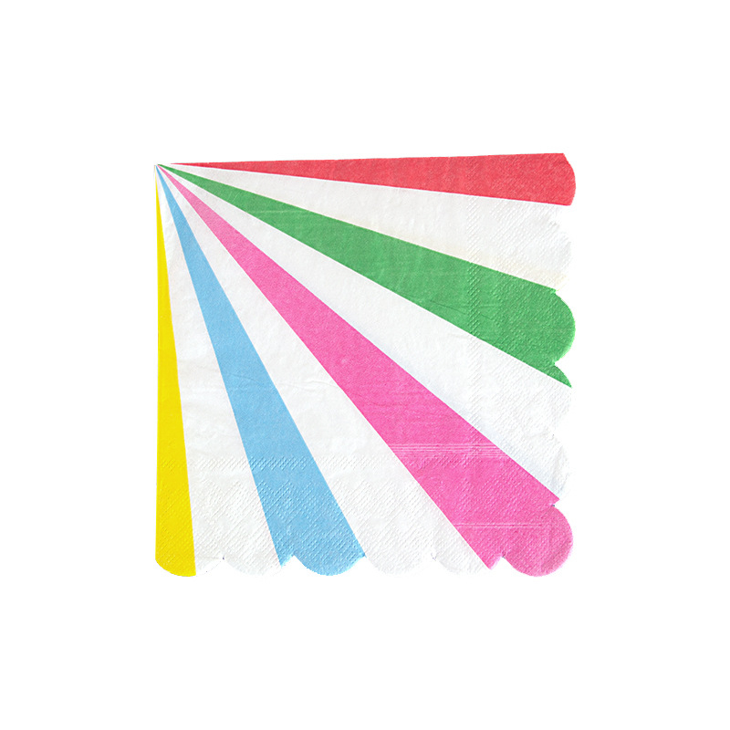 Еднократен комплект хартиени съдове с чинии във форма на цветя (7 и 9 инча), чаши и салфетки за рожден ден