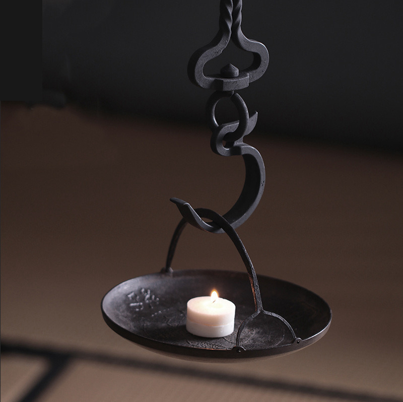 Cârlig din fontă pentru ceainic, agățare în camera de ceai, decor Zen