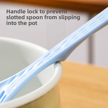 Strecurător din plastic, rezistent la temperaturi înalte, pentru bucătăria de acasă, cu spațiu mare pentru paste și filtrare de drenaj
