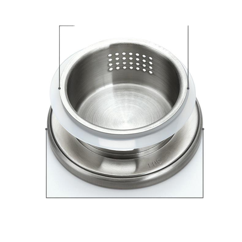 Capac de ceainic din oțel inoxidabil 304 pentru apă rece, filtru pentru ceai, rezistent la ruginire, diametru 9 cm