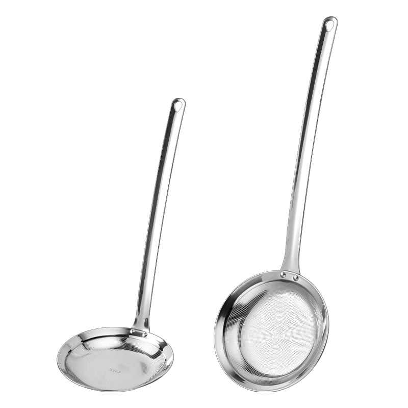 Hong Junda 316L oțel inoxidabil: lingură-filtru pentru ulei, filtr pentru resturi de suc, plasă metalică filtrantă, anti-stropire