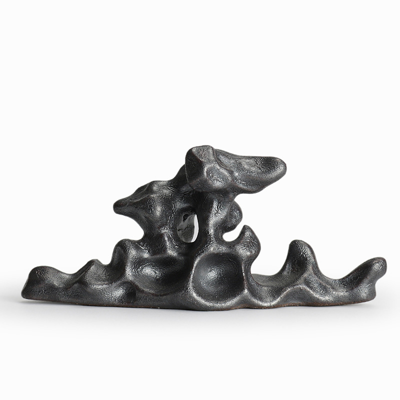 Suport ceramic pentru pixuri și suport pentru bețișoare, stil creativ antic, accesorii pentru ceremonia ceaiului și mascota ceaiului