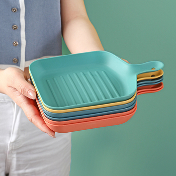 Farfurie din plastic, cu design suspendat în stil Nordic, pentru fructe, gustări și fructe uscate, farfurioare mici