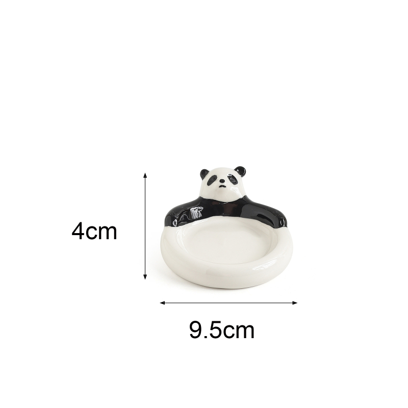 Vas ceramic pentru sos, în formă de animal 3D, mic recipient pentru sos de soia și ketchup