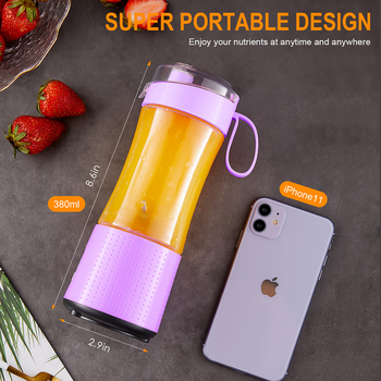 Storcător de suc USB portabil, blender electric mini, capacitate 400 ml