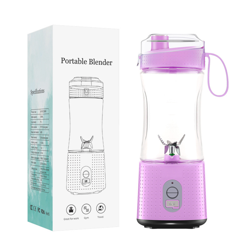 Storcător de suc USB portabil, blender electric mini, capacitate 400 ml