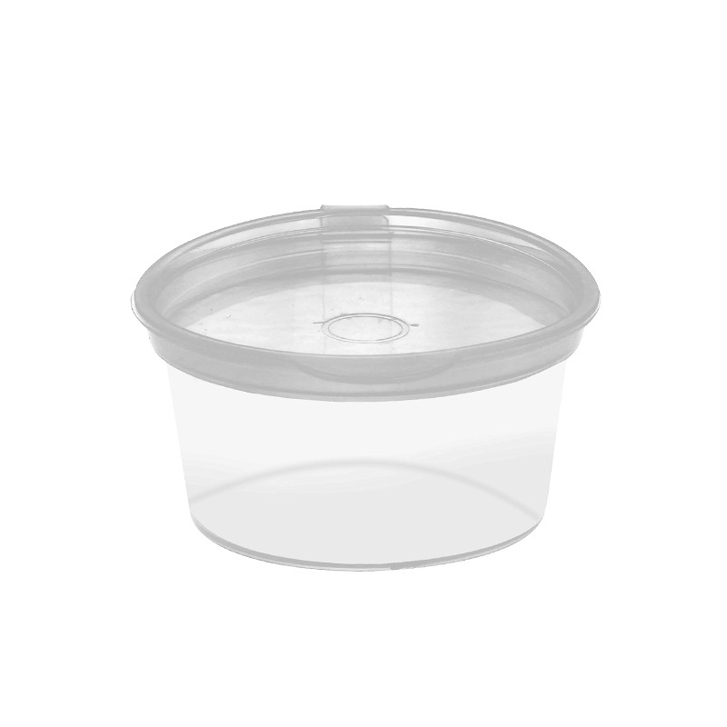 Cupe pentru sos de 2 oz pentru dipping, bețișoare de unică folosință, recipiente pentru condimente pentru takeout