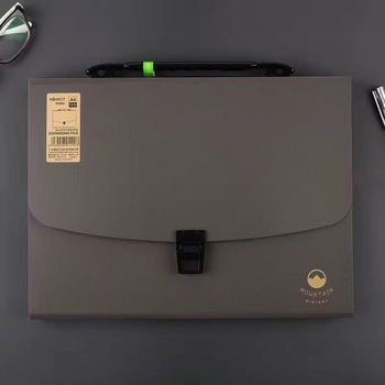 Geantă pentru documente tip acordeon A4, capacitate mare, 13 compartimente