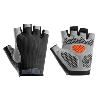 Kožne rukavice za biciklizam s polovičnim prstima, za odrasle, unisex, protuklizne, otporne, prozračne