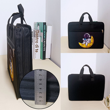 Dosar acordeon A4 cu mai multe compartimente, impermeabil, cu fermoar, pentru elevi, design desen animat, model personalizabil
