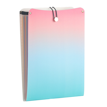 Fișier acordeon vertical cu 13 buzunare, format A4, organizator de birou cu mai multe niveluri