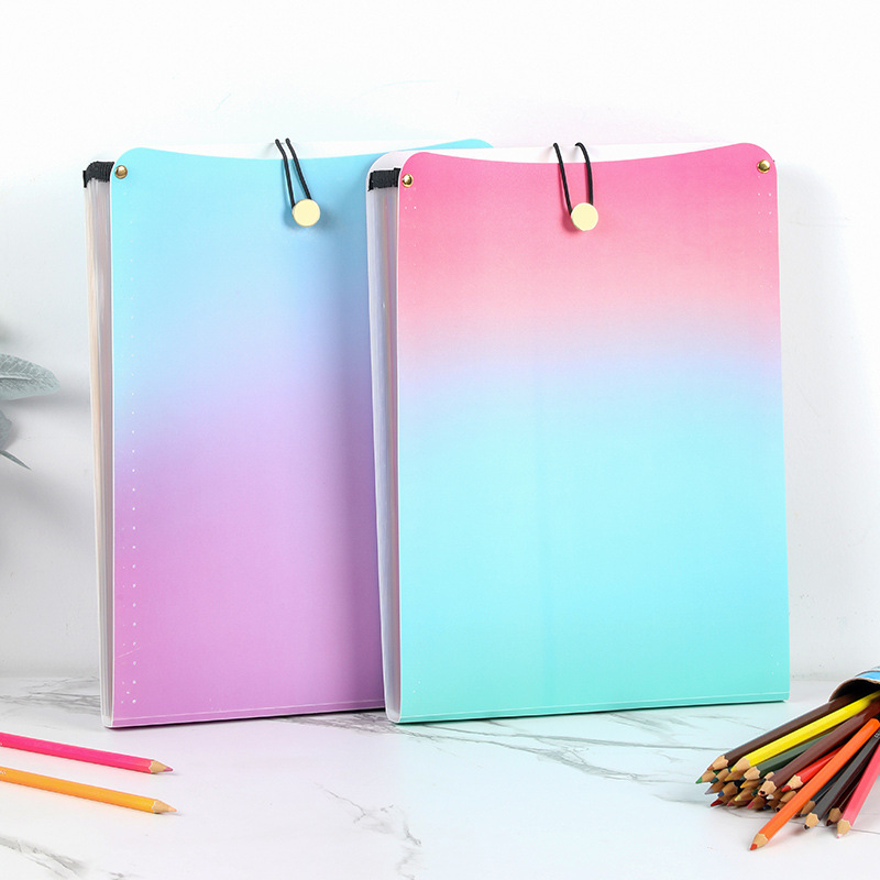 Fișier acordeon vertical cu 13 buzunare, format A4, organizator de birou cu mai multe niveluri