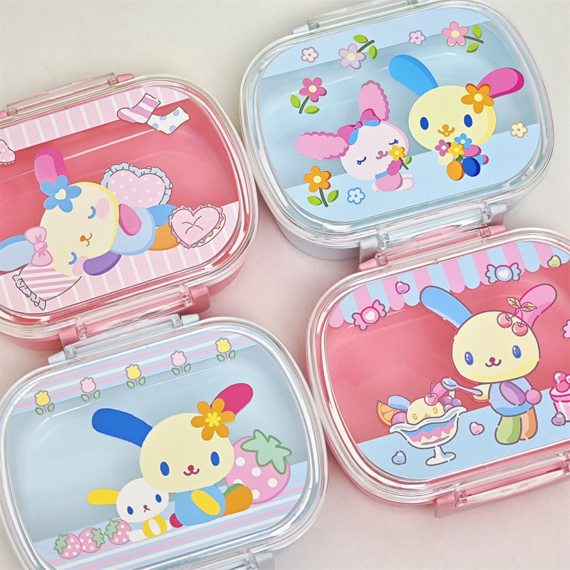 Flower Bunny kutija za čuvanje svježine i obrok, slatki crtani dizajn, prijenosna kutija za užinu djeci