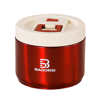 Yihua Kitchenware 304 oțel inoxidabil, cutie izolată pentru prânz cu recipient pentru supă, recipient termic portabil, 712 ml, design modern minimalist